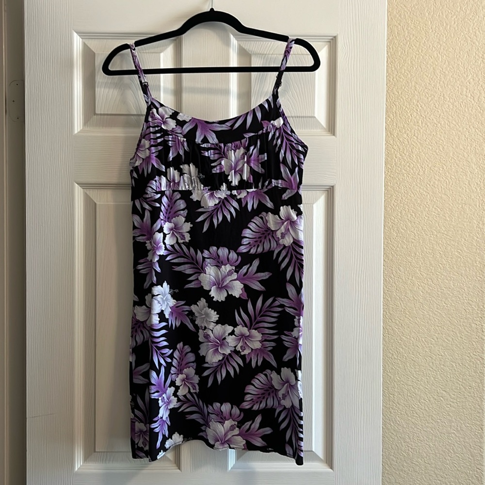 Hawaiian sundress with adjustable straps